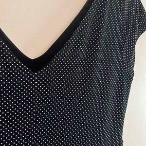 NWT Ralph Lauren polka dot a-line dress size S